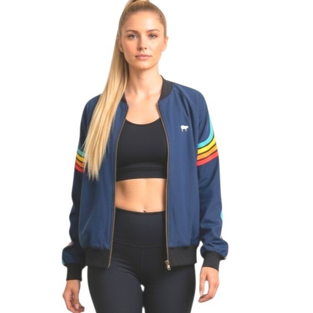 GOLDSHEEP Women's size Medium Yoga Activewear Athleisure Loungewear Gym Jacket‎